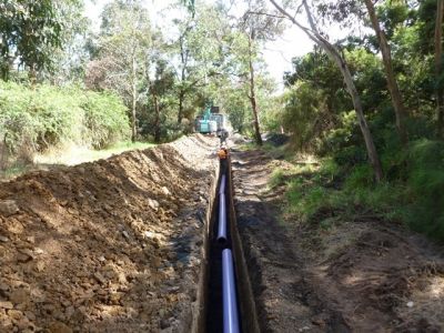 Recycled Water Main and Tank